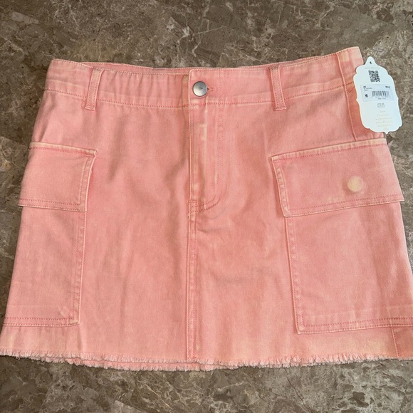 Altar'd State Dresses & Skirts - Altar’s State peach Jean mini skirt